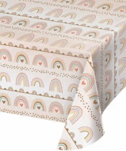 Boho Rainbow Paper Tablecover