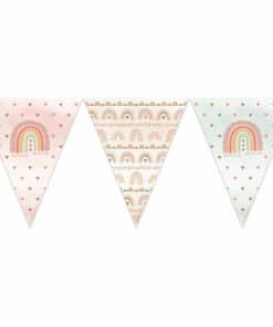 Boho Rainbow Paper Flag Bunting