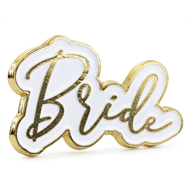 Bride Enamel Pin Badge & Novelties - Next Day Delivery