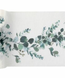 Alternative view of Foliage Fabric Table Runner - 3m