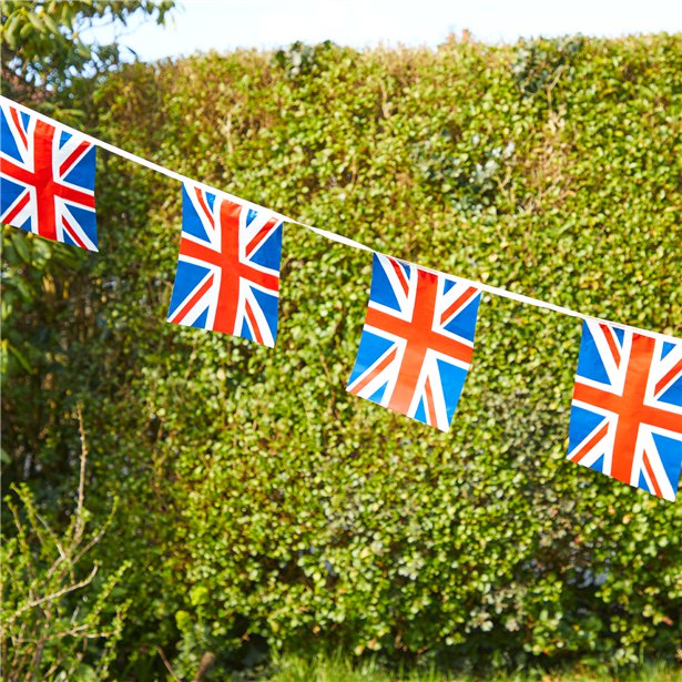 Union Jack Plastic Flag Bunting