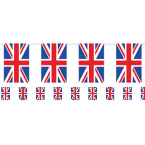 Union Jack Plastic Flag Bunting