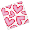 Heart Printed Paper Napkins
