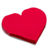 Heart Shaped Napkins 