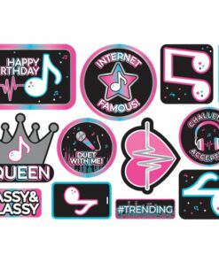 Internet Famous Musical Note Cut Out Decorations