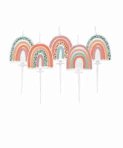 Rainbow Pick Candles