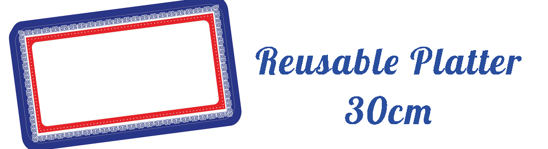 Red, White & Blue Serving Platter