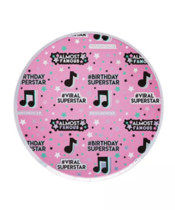 TikTok Musical Note Themed Paper Plates