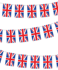 Union Jack Plastic Bunting Banner