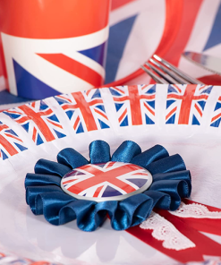 Union Jack Paper Plates