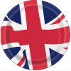 Union Jack Paper Plates