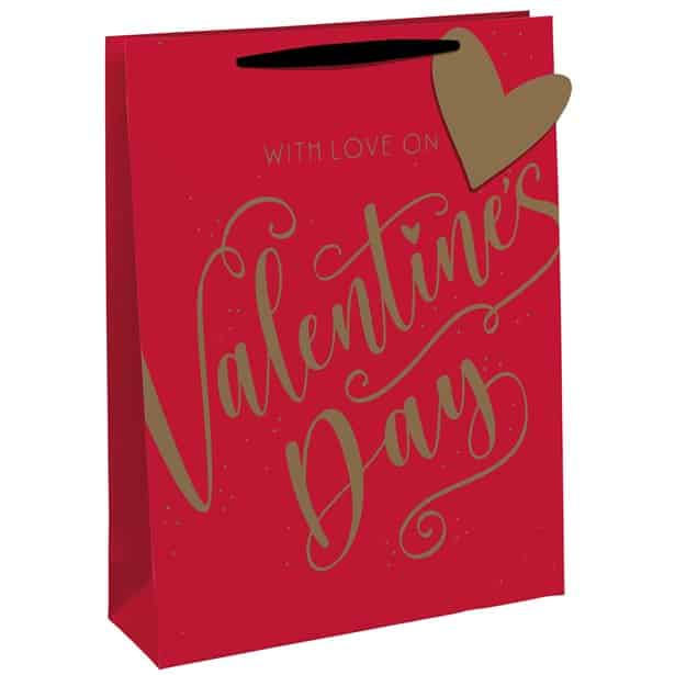 Valentines Day Large Gift Bag Next Day Delivery