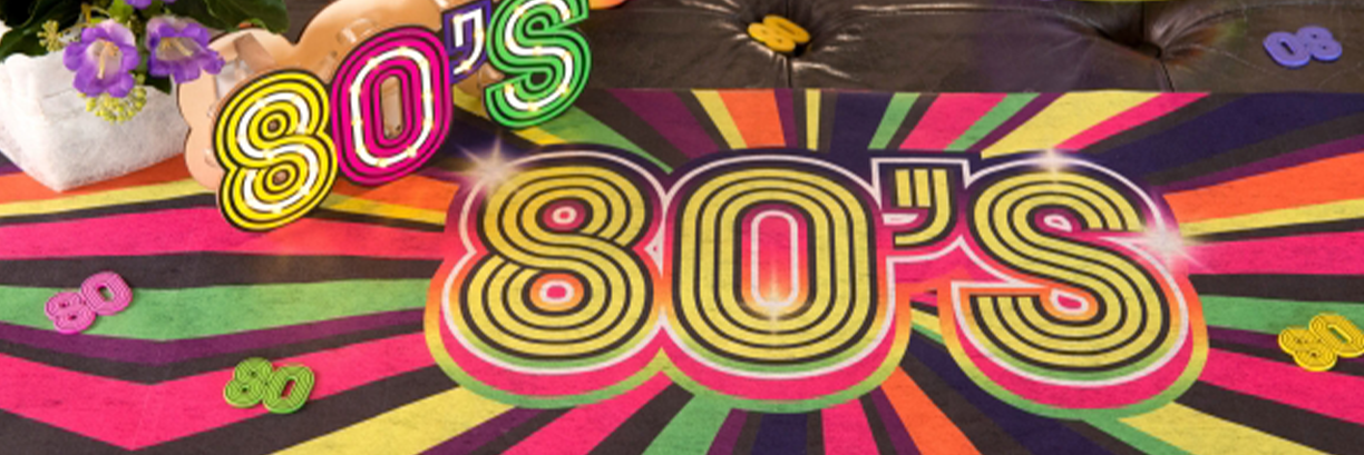 1980's Themed Table Runner