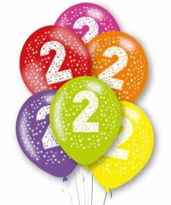 Age 2 Latex Balloons