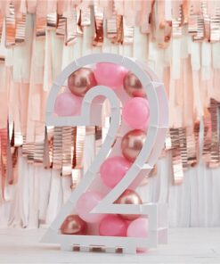 Alternative view of Balloon Mosaic Number Stand 2