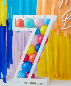 Alternative view of Balloon Mosaic Number Stand 7