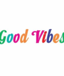 Good Vibes Felt Letter Banner - 1.67m