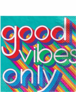 Good Vibes Paper Napkins
