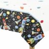 Outer Space Themed Plastic Table Cover