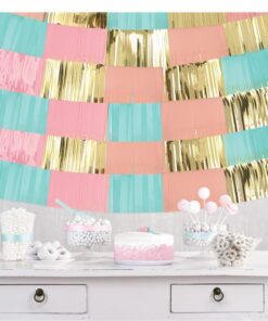 Pastel Foil Decorative Hanging Backdrop