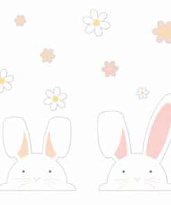 Alternative view of Peeking Bunny Window Stickers