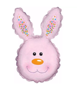 Pink Bunny Head Giant Balloon