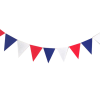 Red, White & Blue Plastic Pennant Bunting