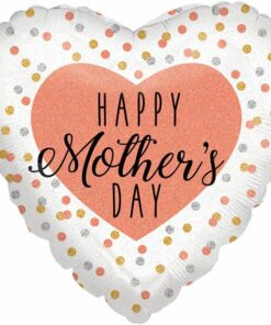 Rose Gold Glitter Mother's Day Balloon