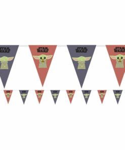 Star Wars Mandalorian Paper Flag Banner