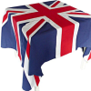 Union Jack Flag Fabric Tablecloth