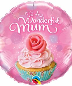 To A Wonderful Mum Cupcake Foil Balloon