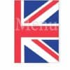 Union Jack Flag Menu Cards
