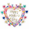 Floral Mother's Day Heart Balloon