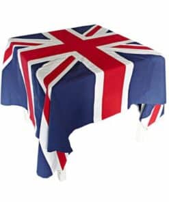 Union Jack Flag Fabric Tablecloth