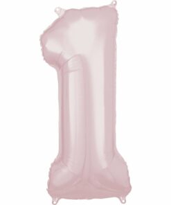 Baby Pink Number 1 Balloon