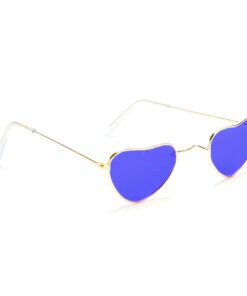 Blue Heart Glasses