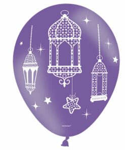 Alternative view of Eid Printed Latex Balloons - 11" (Pk 6)