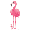 Pink Flamingo Cardboard Cutout