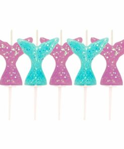 Glitter Mermaid Tail Candles