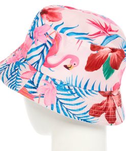 Hawaiian Flamingos Bucket Hat