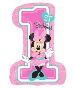 Minnie Mouse 1st Birthday SuperShape Foil Balloon