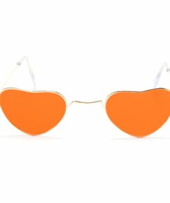 Alternative view of Orange Heart Glasses