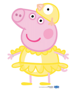 Peppa Pig Easter Chick Cardboard Cut Out Prop