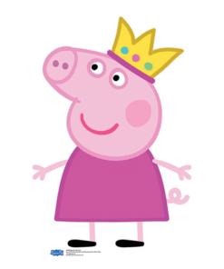Peppa Pig Princess Cardboard Cut Out Prop