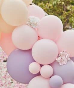 Alternative view of Pink & Lilac Mix Balloon Arch