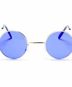 Alternative view of Round Blue Glasses