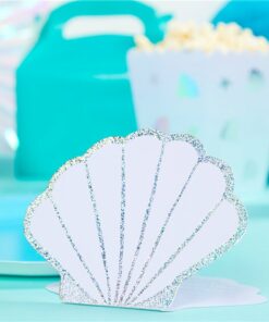 Shell Party Invitation Cards