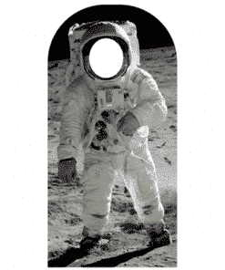 Astronaut Buzz Aldrin Stand-In Cardboard Cutout