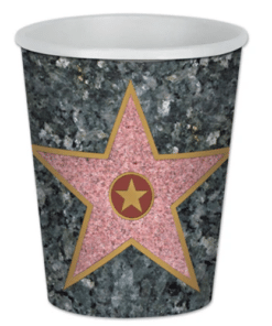 Hollywood Star Walk of Fame Paper Cups -