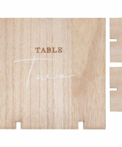 Alternative view of Wooden Table Numbers